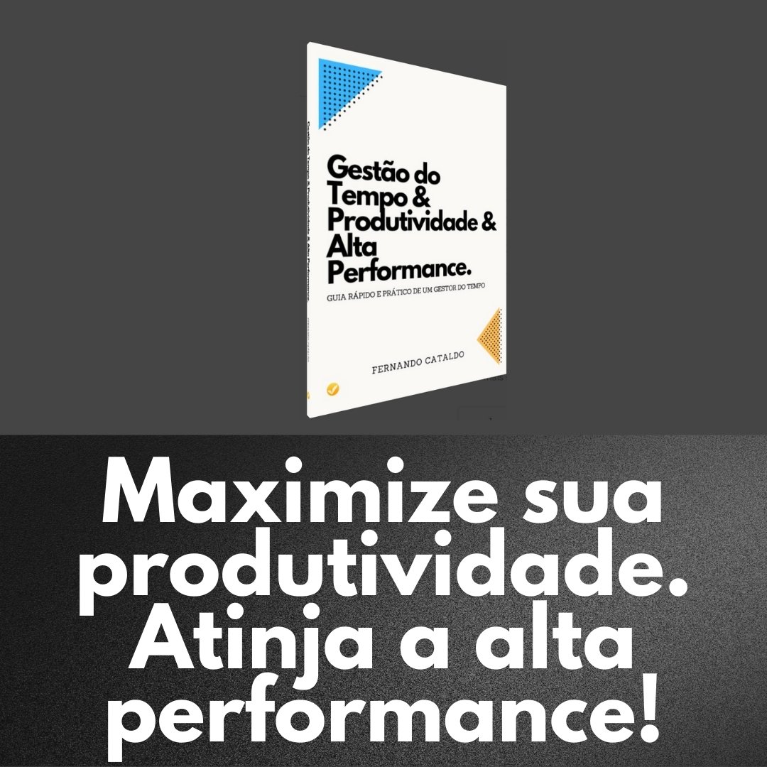 Ebook - Gestão do Tempo & Produtividade & Alta Performance